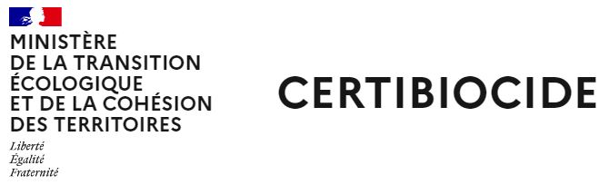 Certibiocide — Ministère